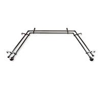 Rod Desyne Jodi Bay - Asta per tenda doppia per finestra, 50-91 cm, 96-182 cm, cacao