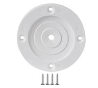 Rod Holder, Cover Gasket, Versatile Leak Protection Long Term Use Flexible Pvc Cap, Casting Aid Accessory for Boat Gear, Family, Fishing Trips, Professionals and Beginners, White