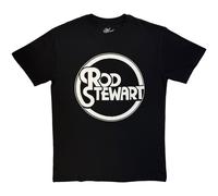 Rod Stewart Circle Logo Mono ufficiale Uomo maglietta unisex