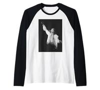 Rod Stewart Il cantante dei volti dal vivo Birmingham Odeon Maglia con Maniche Raglan