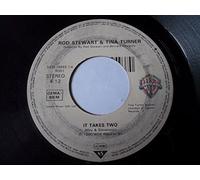 ROD STEWART & TINA TURNER It Takes Two 7" vinyl Large centre hole