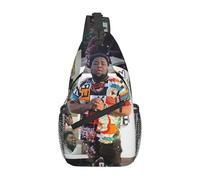 Rod Wave - Borsa a tracolla da uomo, borsa a tracolla da viaggio, escursionismo, borsa a tracolla