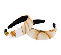 RODAILYCAY 2 cerchietti per capelli con zucche di girasole autunnali del Ringraziamento, in velluto, spessi e imbottiti, non scivolano, fasce larghe per capelli per donne e ragazze