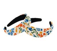 RODAILYCAY 2 cerchietti per capelli da donna antiscivolo, motivo floreale con piccoli fiori, turbante per la doccia