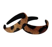 RODAILYCAY 2 cerchietti per capelli da donna, gialli leopardati vintage, antiscivolo, spessi e imbottiti, fascia larga per capelli