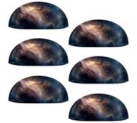 RODAILYCAY 6 pomelli per cassetti e armadietti da cucina con cielo stellato, maniglie per armadi e cassetti, maniglie per cassetti e cassettiere, hardware per armadietti