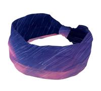 RODAILYCAY Ampia fascia per capelli da donna, con cielo stellato, assorbe il sudore, fascia elastica morbida, accessorio per capelli da yoga, accessorio per capelli alla moda