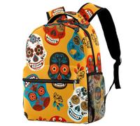RODAILYCAY Bohemia Boho - Zaino per la scuola, per bambini, impermeabile, casual, per libri, computer portatile, per uomo e donna, Multicolore 3, 29.4x20x40cm/11.5x8x16 in, Casual