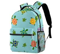 RODAILYCAY Bohemia Boho - Zaino per la scuola, per bambini, impermeabile, casual, per libri, computer portatile, per uomo e donna, Multicolore 10., 29.4x20x40cm/11.5x8x16 in, Casual