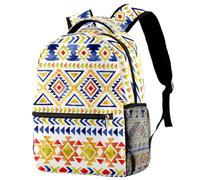 RODAILYCAY Bohemia Boho - Zaino per la scuola, per bambini, impermeabile, casual, per libri, computer portatile, per uomo e donna, Multicolore 9, 29.4x20x40cm/11.5x8x16 in, Casual