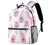 RODAILYCAY Bohemia Florals - Zaino per la scuola, per bambini, impermeabile, casual, per libri, computer portatile, per uomo e donna, Multicolore 5., 29.4x20x40cm/11.5x8x16 in, Casual