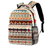 RODAILYCAY Bohemia - Zaino per la scuola, per bambini, impermeabile, casual, per libri, computer portatile, unisex, colore: marrone, Multicolore 2., 29.4x20x40cm/11.5x8x16 in, Casual