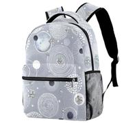 RODAILYCAY Bohemia - Zaino per la scuola, per bambini, impermeabile, casual, per libri, computer portatile, unisex, colore: marrone, Multicolore 5., 29.4x20x40cm/11.5x8x16 in, Casual