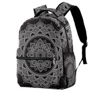 RODAILYCAY Bohemia - Zaino per la scuola, per bambini, impermeabile, casual, per libri, computer portatile, unisex, colore: marrone, Multicolore 8., 29.4x20x40cm/11.5x8x16 in, Casual