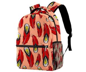 RODAILYCAY Bohemia - Zaino per la scuola, per bambini, impermeabile, casual, per libri, computer portatile, unisex, colore: marrone, Multicolore 6., 29.4x20x40cm/11.5x8x16 in, Casual