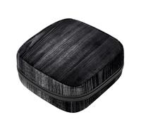 RODAILYCAY Borsa per assorbenti igienici, borsa portatile per coppette mestruali, borsa per il primo ciclo mestruale per donne e ragazze, sfondo astratto in legno con cerniera mestruale imbottita