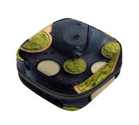 RODAILYCAY Borsa per assorbenti igienici, borsa portatile per coppette mestruali, borsa per il primo periodo per donne e ragazze, vista dall'alto tradizionale giapponese per cerimonia del tè