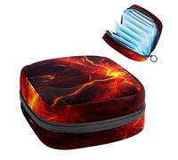 RODAILYCAY Borsa per assorbenti igienici con cerniera, morbida borsa per assorbenti mestruali, borsa per appunti artistici, borsa per assorbenti igienici, borsa porta tamponi