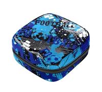 RODAILYCAY Borsa portaoggetti per assorbenti igienici, elementi invernali blu scuro per il primo ciclo mestruale, borsa per ragazze e donne, sacchetto per coppette mestruali femminili sacchetti per
