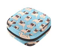 RODAILYCAY Borsa portaoggetti per assorbenti igienici, graziosa borsa estiva con elementi in stile cartone animato, per ragazze e donne, borsa per coppette mestruali femminili, Multicolore 10,
