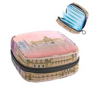 RODAILYCAY Borsa portaoggetti per assorbenti igienici, le verdure di ravanello sono belle borse per il primo periodo per ragazze e donne, sacchetto per coppetta mestruale femminile sacchetti per