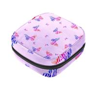 RODAILYCAY Borsa portaoggetti per assorbenti igienici, motivo con cuori disegnati a mano, borsa per kit per il primo periodo per ragazze e donne, sacchetto per coppette mestruali femminili borse per