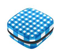 RODAILYCAY Borsa portaoggetti per assorbenti igienici, motivo impronta di gatto, rosa, per ragazze e donne, per coppette mestruali femminili, Multicolore 7, 4.7x6.6x6.6 in/12x17x17 cm