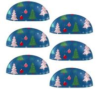 RODAILYCAY Confezione da 6 pomelli per armadietti a forma di albero di Natale, 8,9 cm, moderni, con viti, maniglie per cassetti, per armadi, armadi, porte