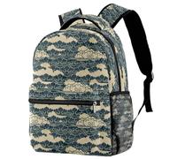 RODAILYCAY Dolphin under Sea - Zaino per la scuola, per bambini, casual, per libri e computer portatili, per uomo e donna, Multicolore 8., 29.4x20x40cm/11.5x8x16 in, Casual
