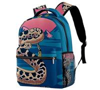 RODAILYCAY Dolphin under Sea - Zaino per la scuola, per bambini, casual, per libri e computer portatili, per uomo e donna, Multicolore 5., 29.4x20x40cm/11.5x8x16 in, Casual