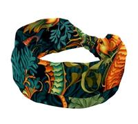 RODAILYCAY Fasce larghe da donna, comode fasce per capelli annodate, turbante antiscivolo a forma di cavalluccio marino, fascia elastica per capelli, accessori per capelli alla moda
