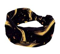 RODAILYCAY Fasce larghe da donna, comode fasce per capelli annodate, turbante antiscivolo, cappello da strega di Halloween, accessori per capelli alla moda