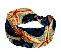 RODAILYCAY Fasce larghe per capelli a forma di stella marina da donna, fascia elastica, accessori per capelli intrecciati