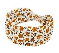 RODAILYCAY Fasce larghe per donne yoga allenamento fasce per il sudore elastiche antiscivolo fasce per capelli colorate modello ditsy fiore intrecciato nodo copricapo