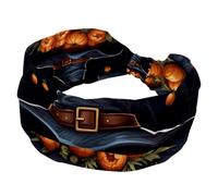 RODAILYCAY Fasce per capelli a turbante da donna, cappello da strega di Halloween, morbide e larghe, fasce elastiche per capelli con nodo intrecciato, accessori per capelli alla moda