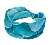 RODAILYCAY Fasce per capelli da donna, a forma di sirena, alla moda, elastiche, larghe, antiscivolo, per allenamento e sport