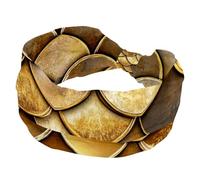 RODAILYCAY Fasce per capelli da donna, elastiche, con squame di sirena, intrecciate, morbide, antiscivolo, per allenamento, yoga, accessori per capelli alla moda