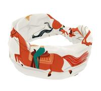 RODAILYCAY Fasce per capelli da donna, elastiche, larghe, vintage, selvaggio West Cowgirl, Rodeo, alla moda, turbante, fascia per la testa, per yoga, allenamento, fascia per la testa, accessori per
