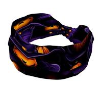 RODAILYCAY Fasce per capelli da donna, morbide fasce per capelli da yoga, cappello da strega di Halloween, fascia larga elastica per capelli, traspirante, per corsa, sport, allenamento, viaggi