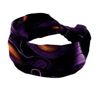 RODAILYCAY Fasce per capelli da donna per allenamento Halloween cappello da strega elastici fasce per capelli annodate fasce antiscivolo yoga sport turbante copricapo