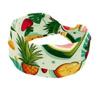RODAILYCAY Fasce per capelli estive con frutta da donna, fasce larghe elasticizzate, fasce per la testa a turbante alla moda, fascia per il sudore per allenamento yoga, accessori per capelli