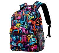 RODAILYCAY Firefly, zaino da viaggio per computer portatile, zaino per scuola superiore, grande borsa per libri, zaino carino per uomo e donna, Multicolore 6., 29.4x20x40cm/11.5x8x16 in, Casual