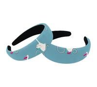 RODAILYCAY Goose - Set di 2 fasce elastiche per capelli in velluto a turbante, alla moda, da donna, 2 misure