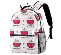 RODAILYCAY Hello Summer Background, zaino scolastico per uomini e donne, borsa da viaggio con scomparti per laptop, borsa leggera per la scuola, zaino per scuola media per ragazzi e ragazze