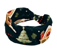 RODAILYCAY Merry Christmas Tree - Fasce per capelli da donna, elasticizzate, larghe, alla moda, per yoga, allenamento, fascia per la testa, accessori per capelli