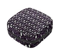 RODAILYCAY Sacchetti per assorbenti igienici da donna, borsa mestruale di grande capacità, ali di bufalo verdure pomodoro mestruale borse, tamponi raccogliere borsa porta, Multicolore 10, 4.7x6.6x6.6