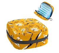 RODAILYCAY Sacchetti per assorbenti igienici da donna, borsa mestruale di grande capacità, borsa per assorbenti mestruali, coniglio, uova di Pasqua felici, borse per il ciclo mestruale, borsa porta