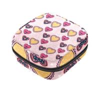 RODAILYCAY Sacchetti per assorbenti igienici da donna, borsa per assorbenti mestruali di grande capacità, motivo blu con denti di squalo arrabbiati di mare, borse mestruali per tamponi, Multicolore 8,