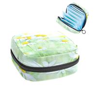 RODAILYCAY Sacchetti per assorbenti igienici da donna, borsa per assorbenti mestruali di grande capacità, borse per il periodo mestruale estivo a righe per nuoto, borse per il periodo mestruale, borsa