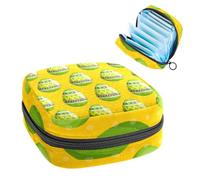 RODAILYCAY Sacchetti per assorbenti igienici da donna, borsa per assorbenti mestruali di grande capacità, borse per il periodo mestruale estivo a righe per nuoto, borse per il periodo mestruale, borsa
